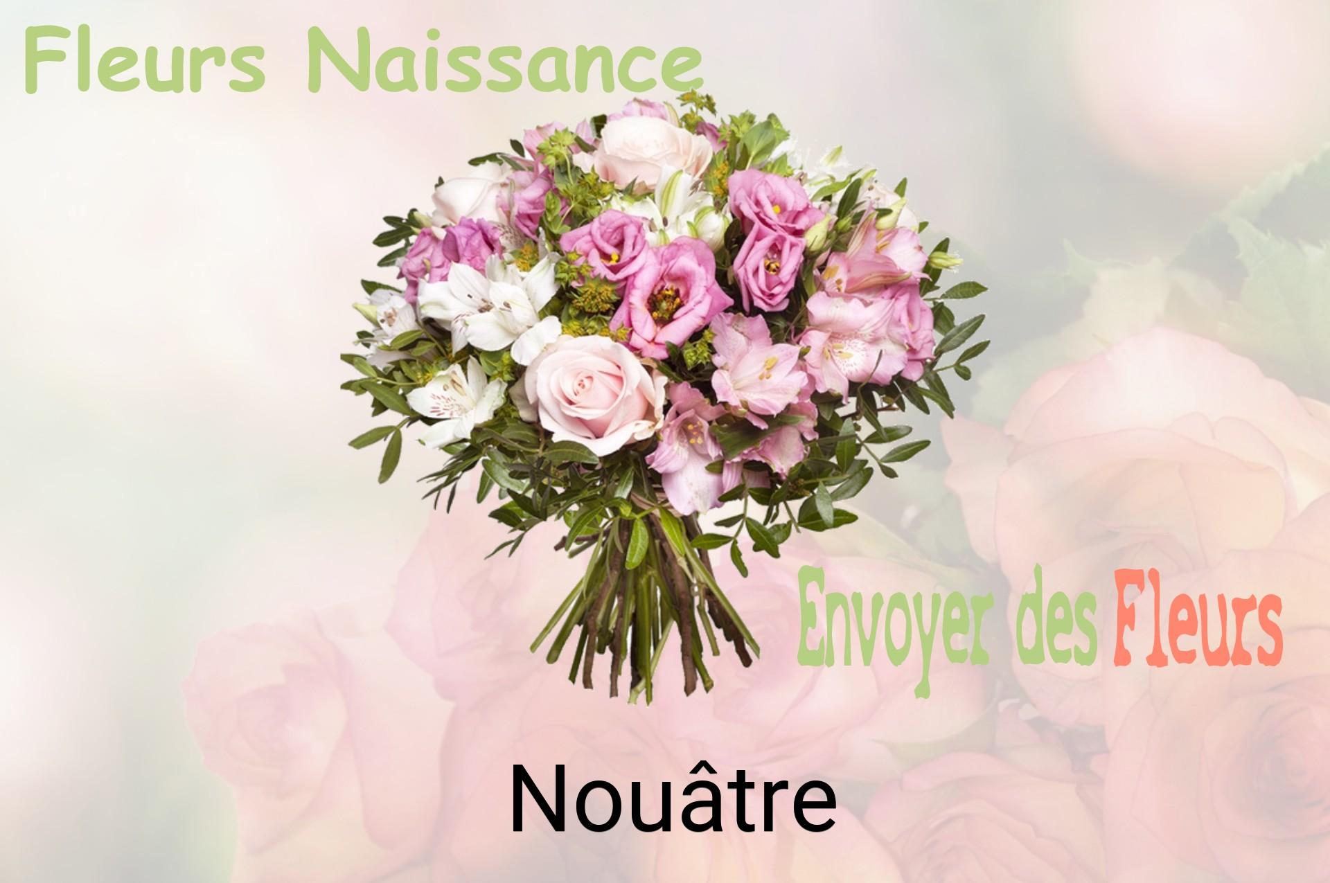 Bouquet de fleurs de naissance livré à Nouâtre